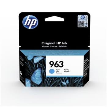 HP 963 Cyan Original Ink Cartridge, 3JA23AE