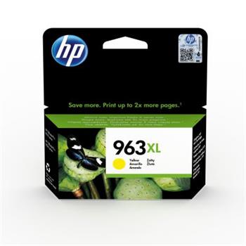 HP 963XL High Yield Yellow Original Ink Cartridge, 3JA29AE