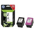 HP No. 62 inkoustová náplň černá + barevná, N9J71AE