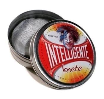 Inteligentní plastelína - magnetická, Stříbrná