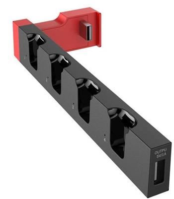 iPega 9186 Charger Dock pro N-Switch a Joy-con Black/Red