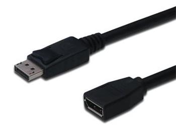 Kabel DisplayPort prodlužovací DP M - DP F, 3m
