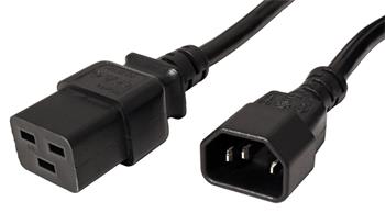 Kabel napájecí 10A (IEC320-C14/C19), 3m