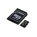 KINGSTON 8GB microSDHC Industrial C10 A1 pSLC Card + SD Adapter