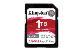 Kingston paměťová karta 1TB SDR2V6 Canvas React Plus SDXC UHS-II