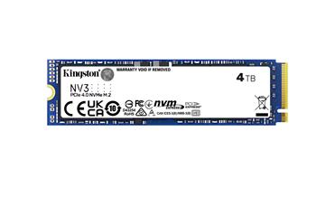 Kingston SSD 4000GB NV3 NVMe™ PCIe M.2 2280