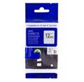 Kompatibilní PRINTLINE páska s Brother TZE-FX221, 9mm, černý tisk/bílý podklad, flexibilní