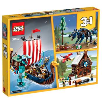 LEGO Creator - Vikingská loď a mořský had 31132
