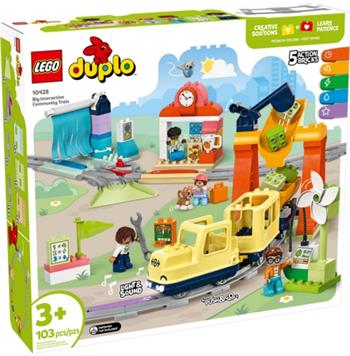 LEGO DUPLO - Velký interaktivní komunitní vláček 10428
