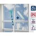 Leifheit 51426 Window Slider stěrka XL s teleskopickou tyčí 40 cm