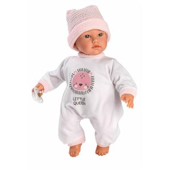Llorens CUQUITA - panenka miminko se zvuky a měkkým látkovým tělem 30010