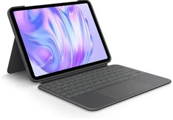 Logitech Combo Touch pouzdro s US klávesnicí pro iPad Pro 11' grafitové