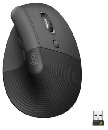 Logitech Lift Right Vertical Ergonomic Mouse, black