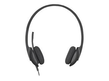 Logitech USB Headset H340, sluchátka a mikrofon s funkcí potlačení šumu
