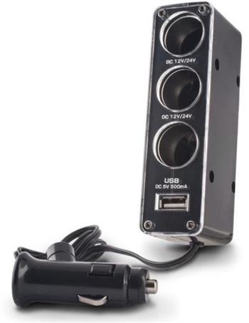 Nabíječka do auta 3v1 Forever s USB kabelem