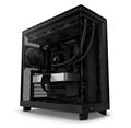 NZXT skříň H6 Flow dvoukomorová / MidT / 3x120mm fan / 2xUSB 3.2 / USB-C / prosklená bočnice i čelo / černá
