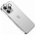 Ochranná skla čoček fotoaparátů FIXED Camera Glass pro Apple iPhone 14 Pro/14 Pro Max, stříbrná