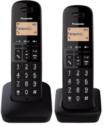 Panasonic KX-TGB612FXB Twinpack, černý