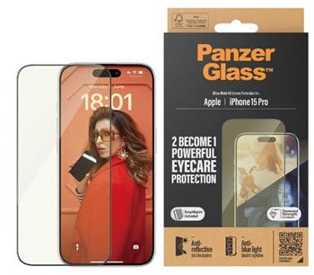 PanzerGlass Apple iPhone 15 Pro s instalačním rámečkem (anti-blue/anti-reflex)