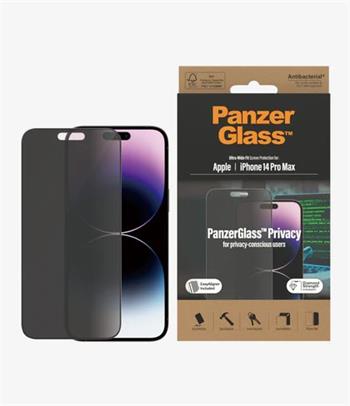 PanzerGlass™ Privacy Apple iPhone 14 Pro Max s instalačním rámečkem