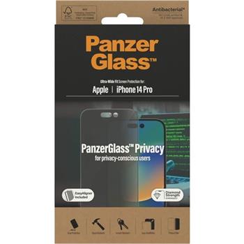 PanzerGlass™ Privacy Apple iPhone 14 Pro s instalačním rámečkem