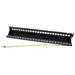 Patchpanel pro keystone 19", STP, 24 portů, neosazený, černý