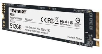 Patriot P300 512GB M.2 2280 PCIe SSD