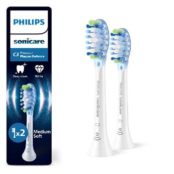 Philips Sonicare HX9042/87 Premium Plaque Defense 2ks bílé
