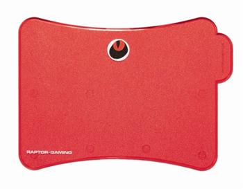 Podložka RAPTOR-GAMING P5 TransRed, High-Sense Pad (310x240x3mm)