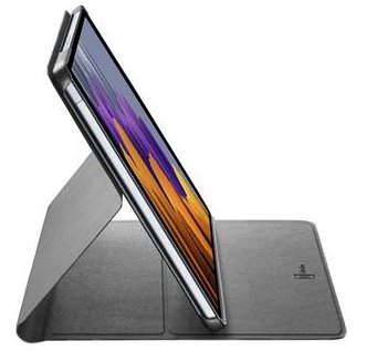 Pouzdro se stojánkem Cellularline Folio pro Samsung Galaxy Tab S9+, černé
