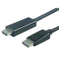PremiumCord DisplayPort na HDMI kabel 3m M/M