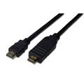 PremiumCord HDMI kabel s integrovaným zesilovačem,25m, M/M, zlacené konektory + Ethernet