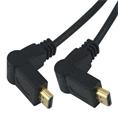 PremiumCord Kabel HDMI A - HDMI A M/M 5m, otočné zlacené konektory,HDMI 1.3b