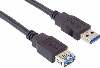 PremiumCord Prodlužovací kabel USB 3.0 Super-speed 5Gbps A-A, MF, 9pin, 0,5m