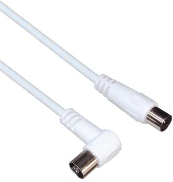 PremiumCord TV kabel M/F konektor 90, 75 Ohm 20m