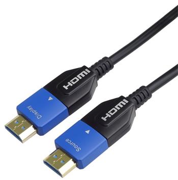 PremiumCord Ultra High Speed HDMI 2.1 optický kabel 8K@60Hz 4K@120Hz 20m zlacený