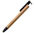 Propiska 3v1 se stylusem a stojánkem FIXED Pen, antibakteriální povrch, bambusové tělo