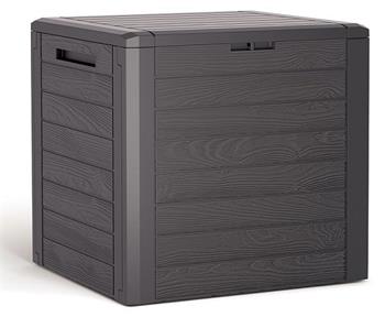 Prosperplast WOODEBOX hnědý 140l zahradní box