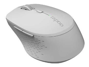 Rapoo M300 Silent Multi-mode bezdrátová myš, světle šedá