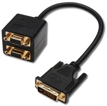 Redukce DVI-I(M) - 2x VGA (F)