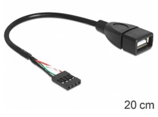 Redukce kabelová USB 2.0 A (F) - USB interní 4 pin