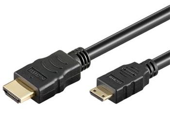 Roline High Speed HDMI kabel s Ethernetem,HDMI M - miniHDMI M, 2m