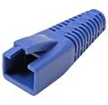 Roline Krytka konektoru RJ45 na kulatý kabel 5,5 - 8,5mm, s ochranou západky, 10ks, modrá