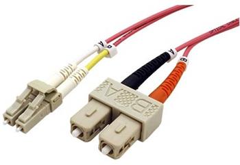 Roline Optický patchkabel LC-SC 50/125 (multimode), duplex, OM4, 0,5m