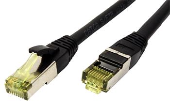 Roline S/FTP patchkabel kat. 6a, venkovní, TPE, LSOH, 5m, černý