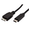 Roline USB 5Gbps kabel microUSB3.0 B(M) - USB C(M), 1m, černý