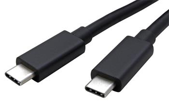 Roline USB4 40Gbps kabel USB C(M) - USB C(M), PD 240W, 0,8m, černý