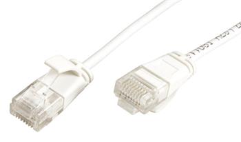 Roline UTP slim patchkabel kat. 6a, LSOH, 0,5m, bílý