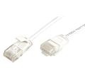 Roline UTP slim patchkabel kat. 6a, LSOH, 0,5m, bílý