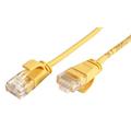 Roline UTP slim patchkabel kat. 6a, LSOH, 1m, žlutý